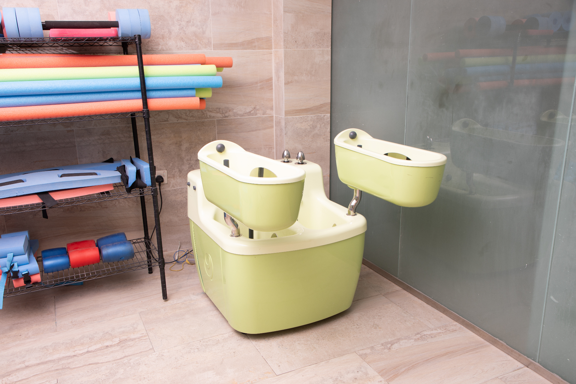 أحواض العلاج المائي للقدمين في مركز Physio Prime الرياض