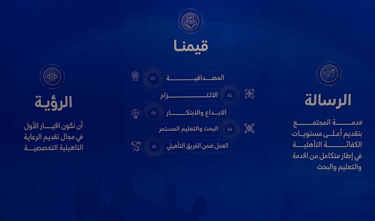 رؤية ورسالة وقيم فيزيو برايم